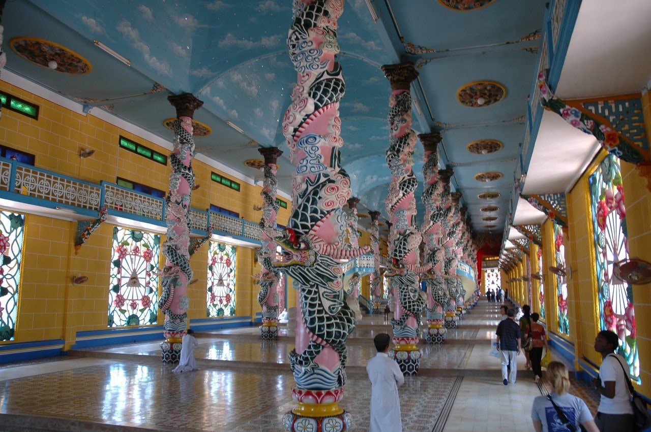 Vietnam - Cao Dai Tempel - Tay Ninh