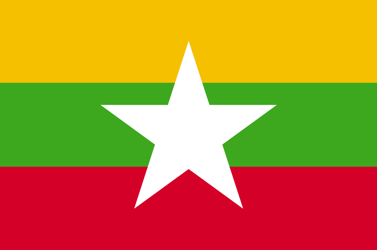 Myanmar Flagge