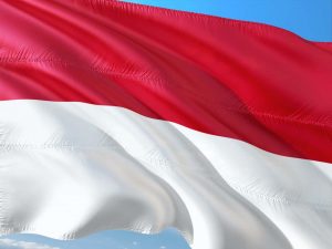Flagge Indonesien