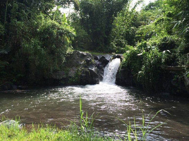 Indonesien Lombok Wasserfall