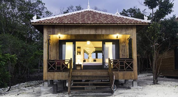 Kambodscha - Koh Rong Sanloem - Sol Beach Resort - Bungalow