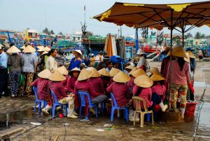 Vietnam - Markt im Mekong Delta