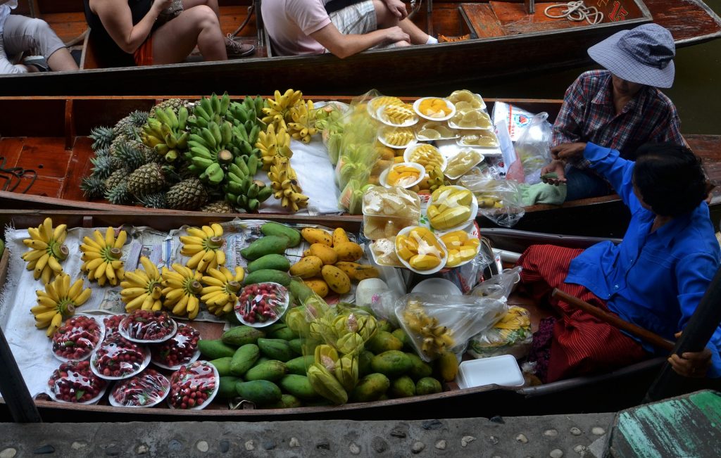 Thailand Schwimmender Markt