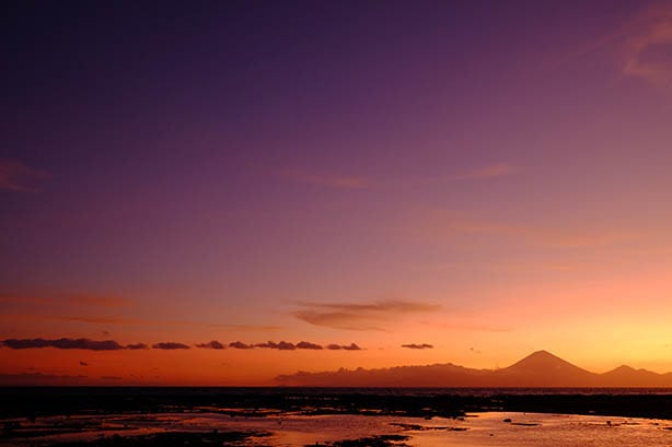 indonesien - Ute - Sonnenuntergang