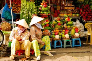 Vietnam - Mekong Delta - Verkäuferinnen