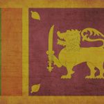 Sri Lanka Flagge