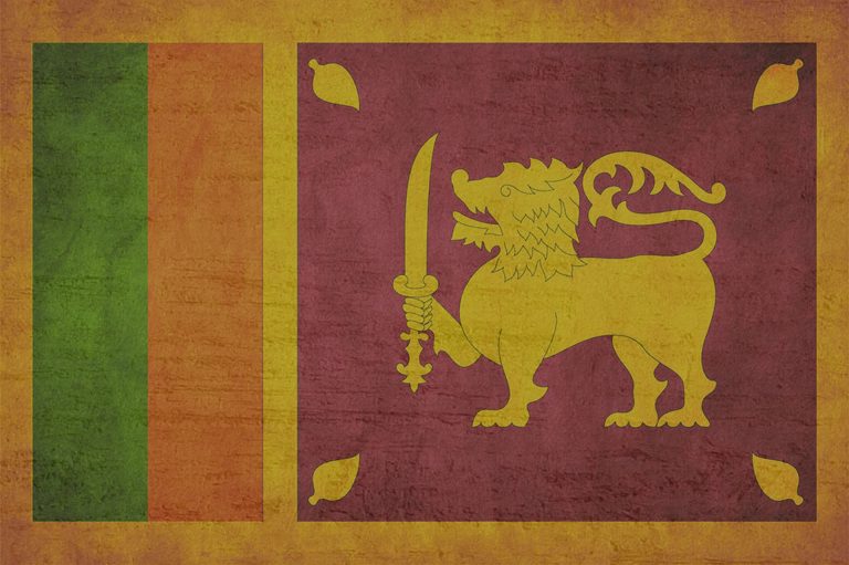 Sri Lanka Flagge