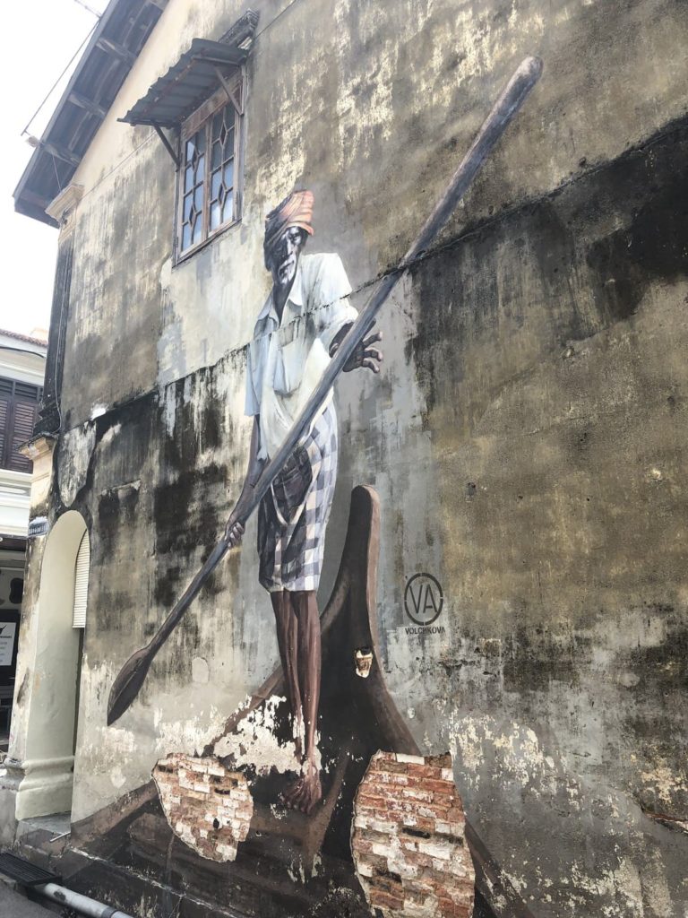 Penang Streetart Ruderer