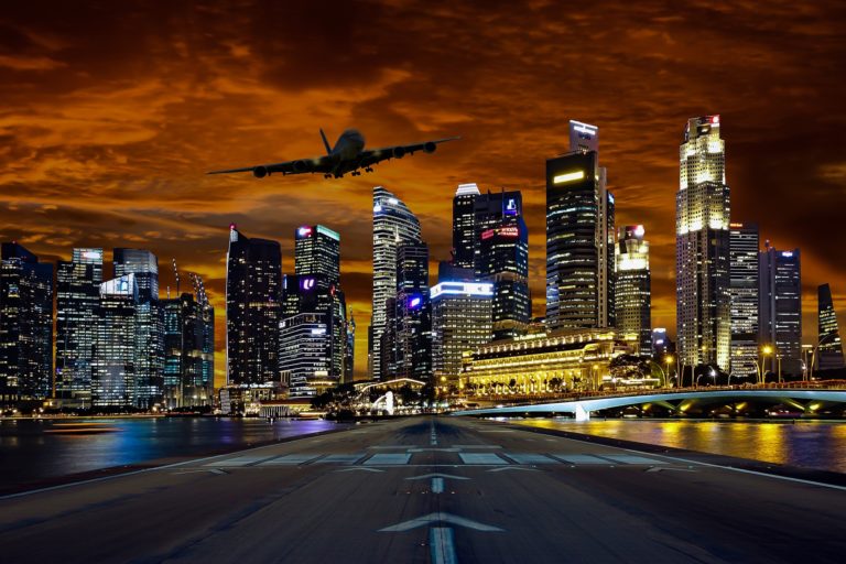 Singapur Flugzeug