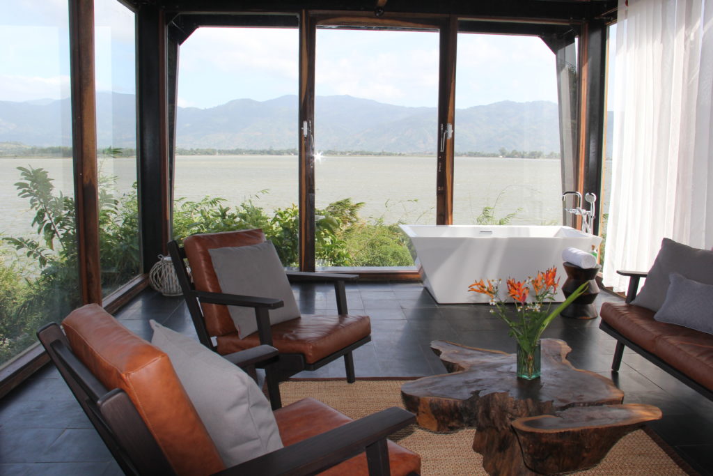 Lak Tented Camp Lakefront Wooden Bungalow