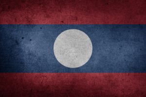 Laos Flagge