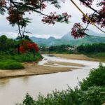Luang Prabang Blick auf den Mekong