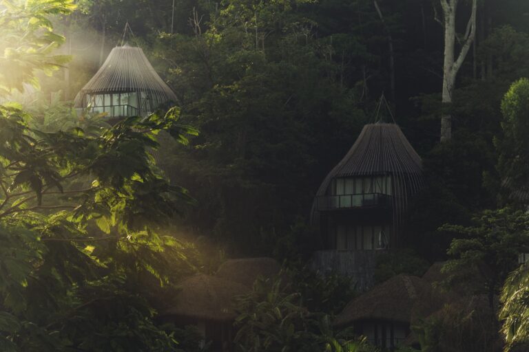 Thailand Phuket Keemala - Tree Pool Houses at Sunrise