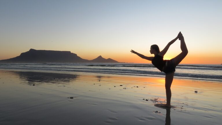 Yoga am Strand