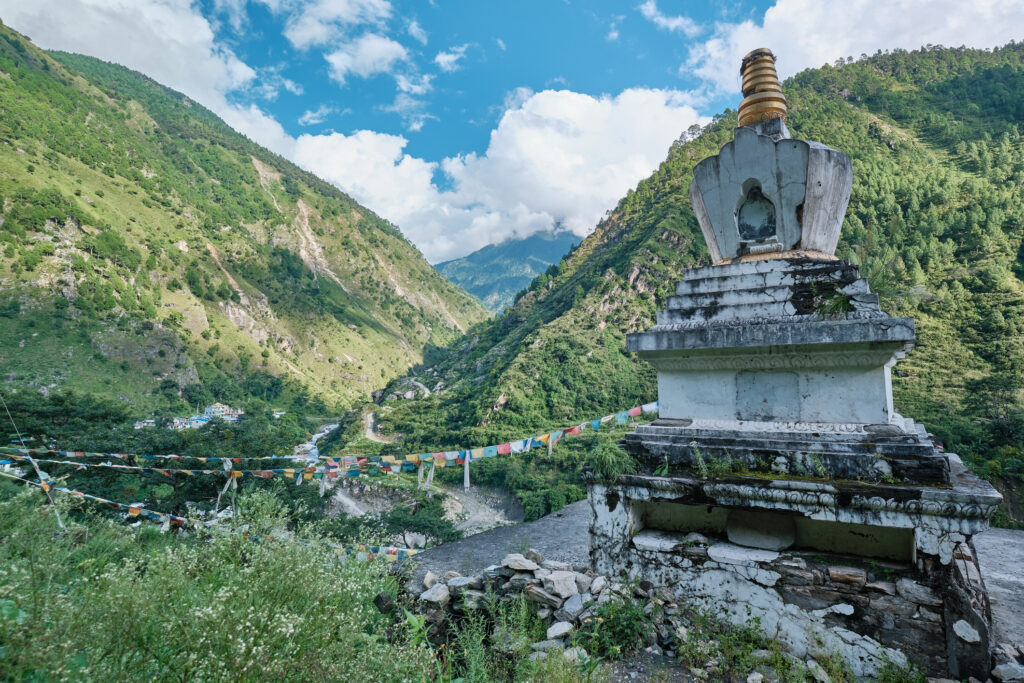 Langtang Trek Syabrubesi Dorf