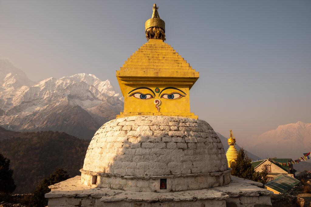 Buddha statue in Dhulikhel in Nepal