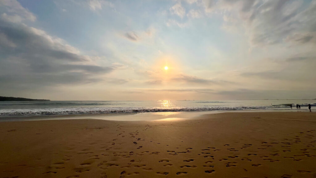 Bali Strand Sonnenuntergang