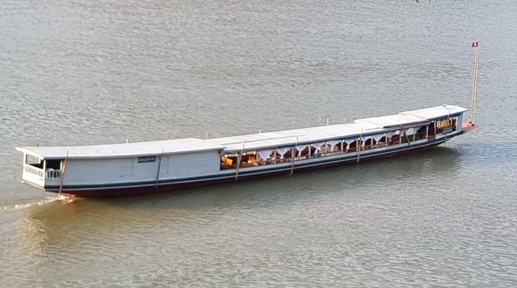 Luxusboot auf Mekong