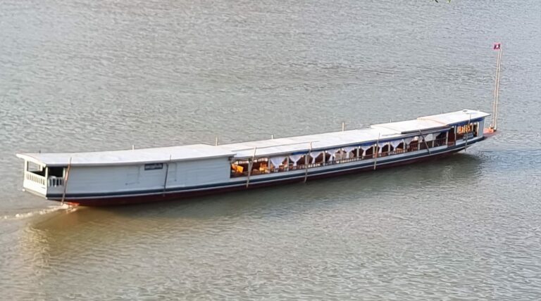 Luxusboot auf Mekong