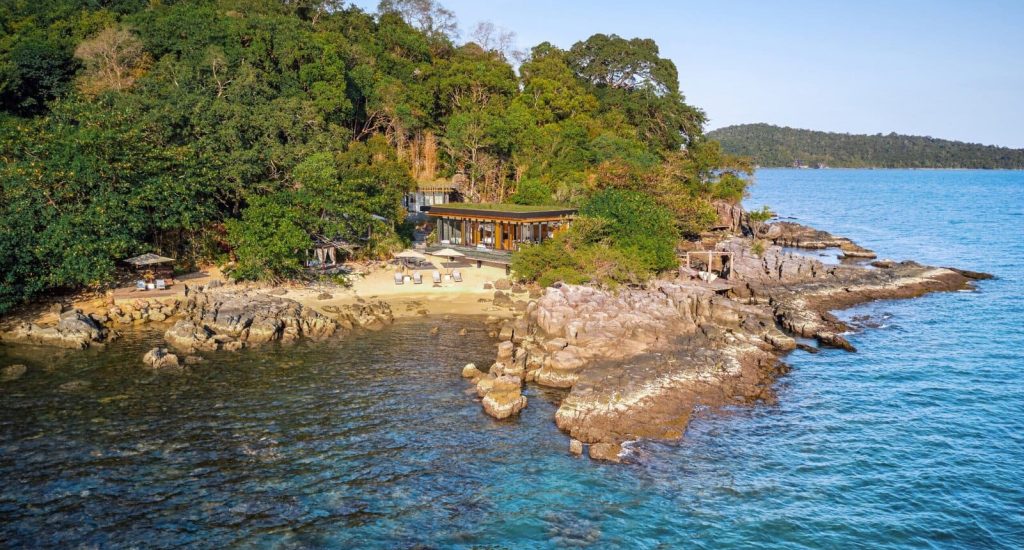 Six Senses Krabey Island Beach Retreat Luftaufnahme
