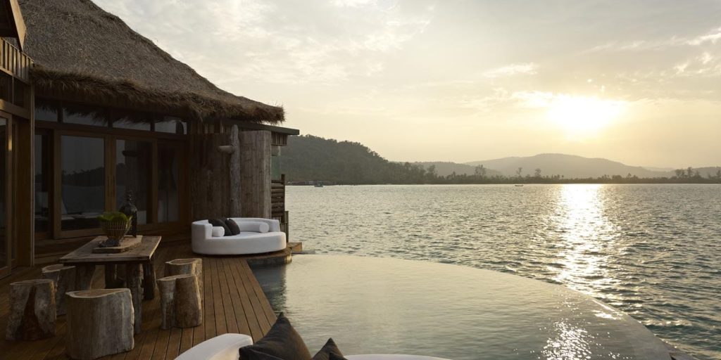 Kambodscha Song Saa Pool am Meer