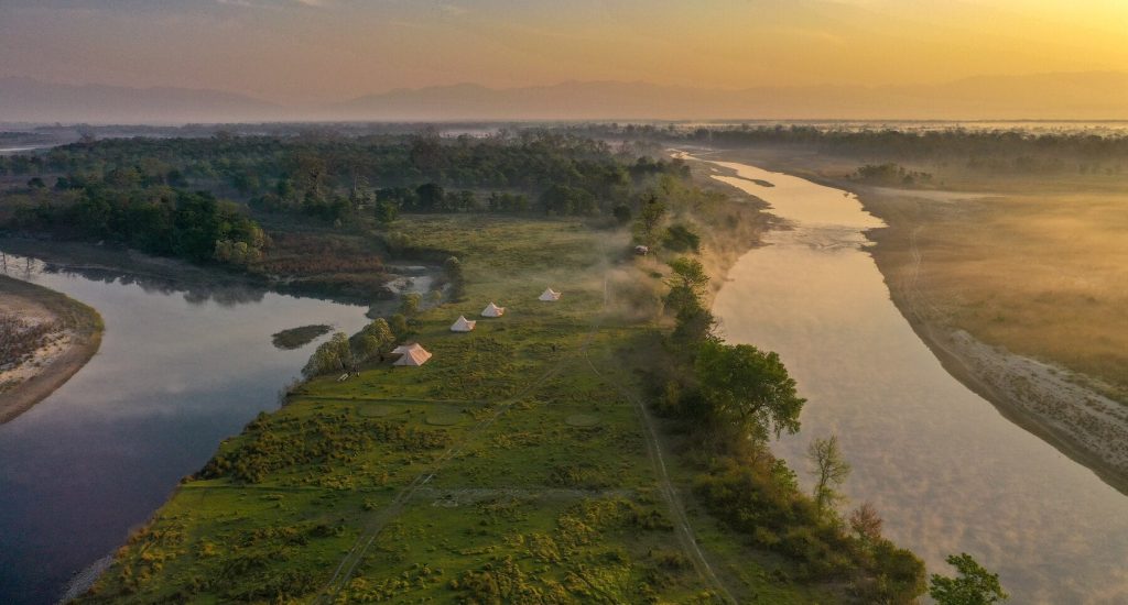 Burhan Wilderness Camp Luftaufnahme