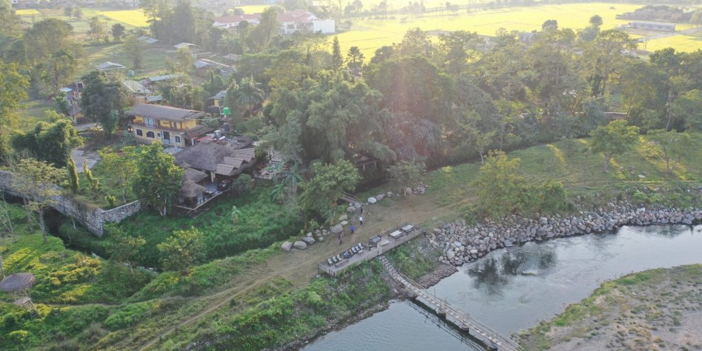 Sapana Village Lodge Luftaufnahme