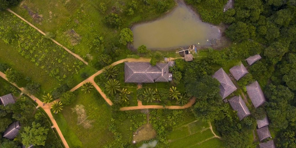 Amuna Wellness Ayurveda Retreat Dambulla Luftaufnahme