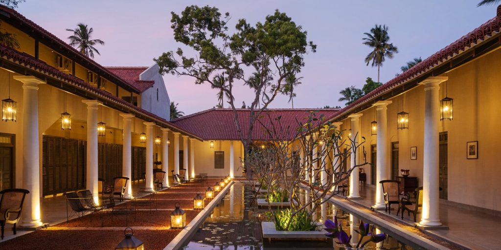 Rekawa Wellness Resort Innenhof