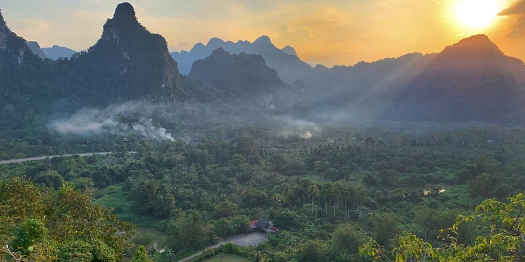 Thailand Anurak Community Lodge Sonnenaufgang