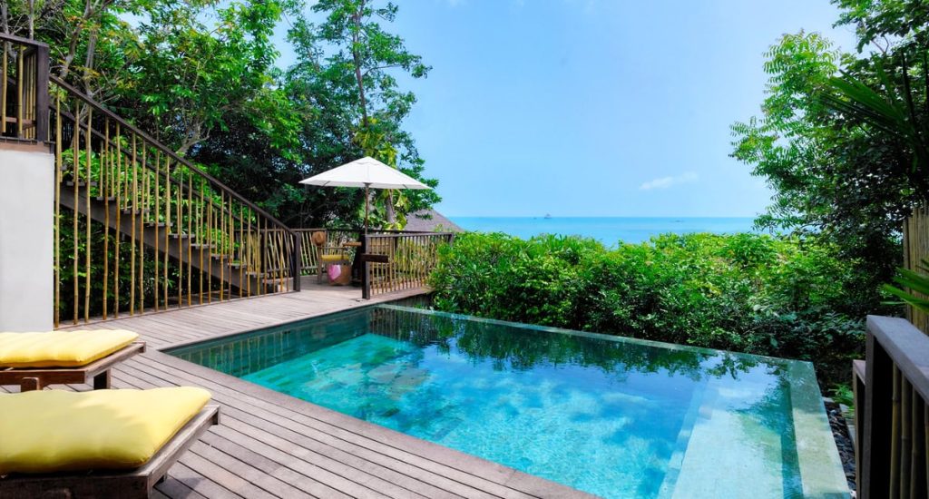 Six Senses Koh Samui Ocean View Pool Villa Deck