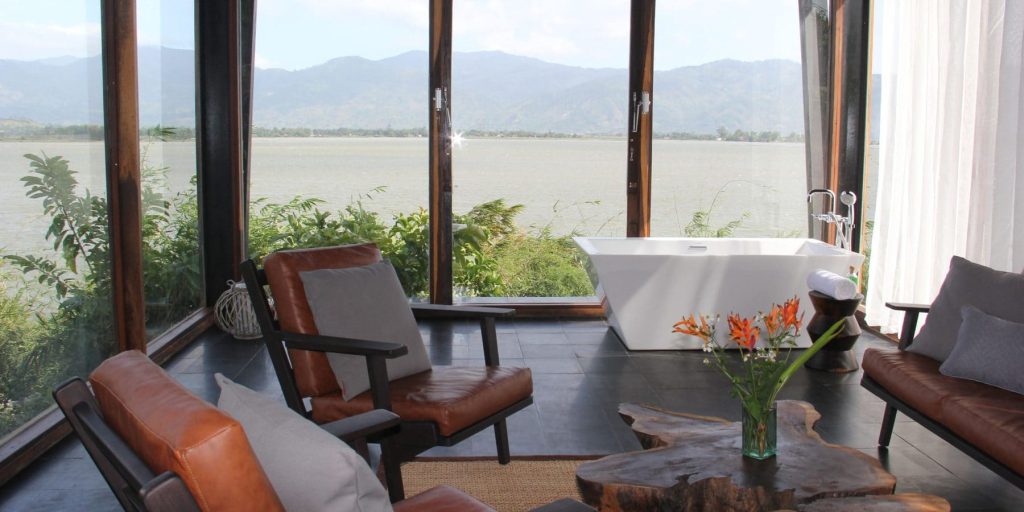 Lak Tented Camp Lakefront Wooden Bungalow